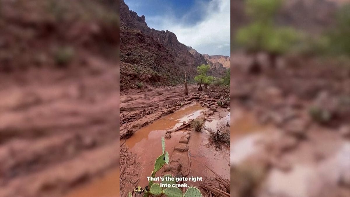 Flash flood hits Grand Canyon’s Phantom Ranch, more than 20 people missing