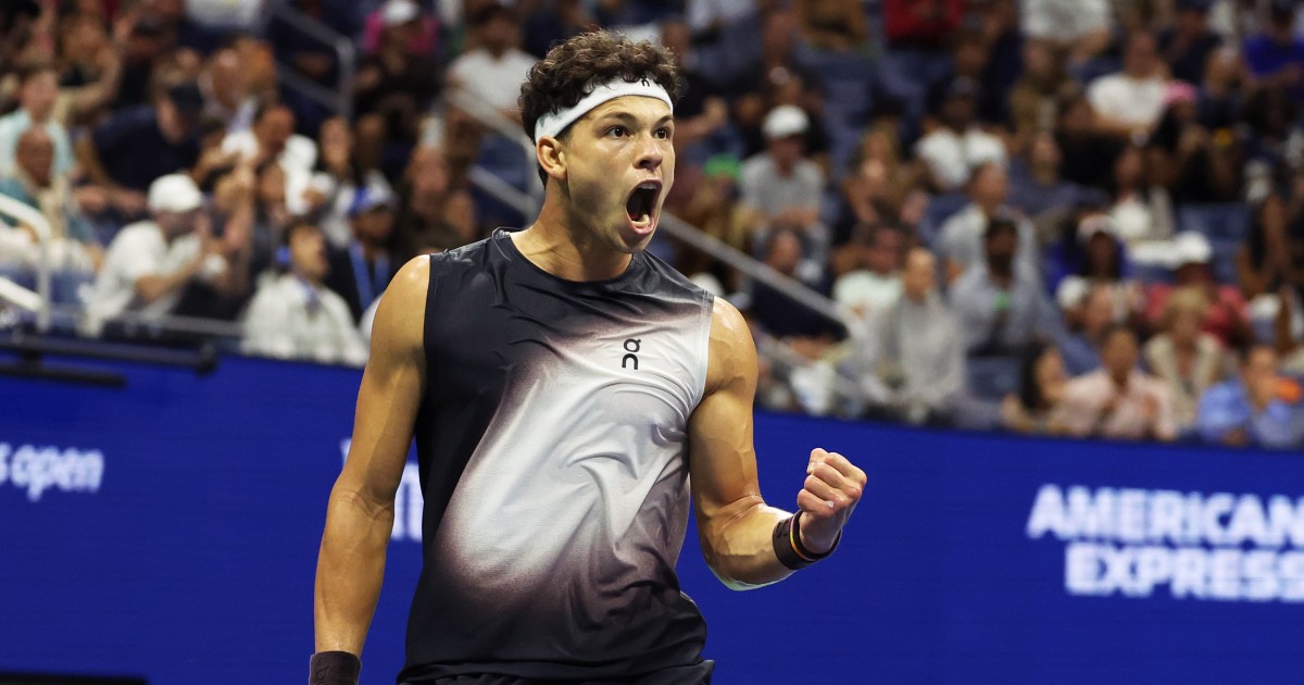 American Ben Shelton outduels defending champ Alcaraz in U.S. Open’s latest-ever finish