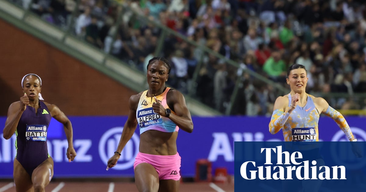 Amy Hunt left trailing by Julien Alfred in women’s 200m Diamond League final
