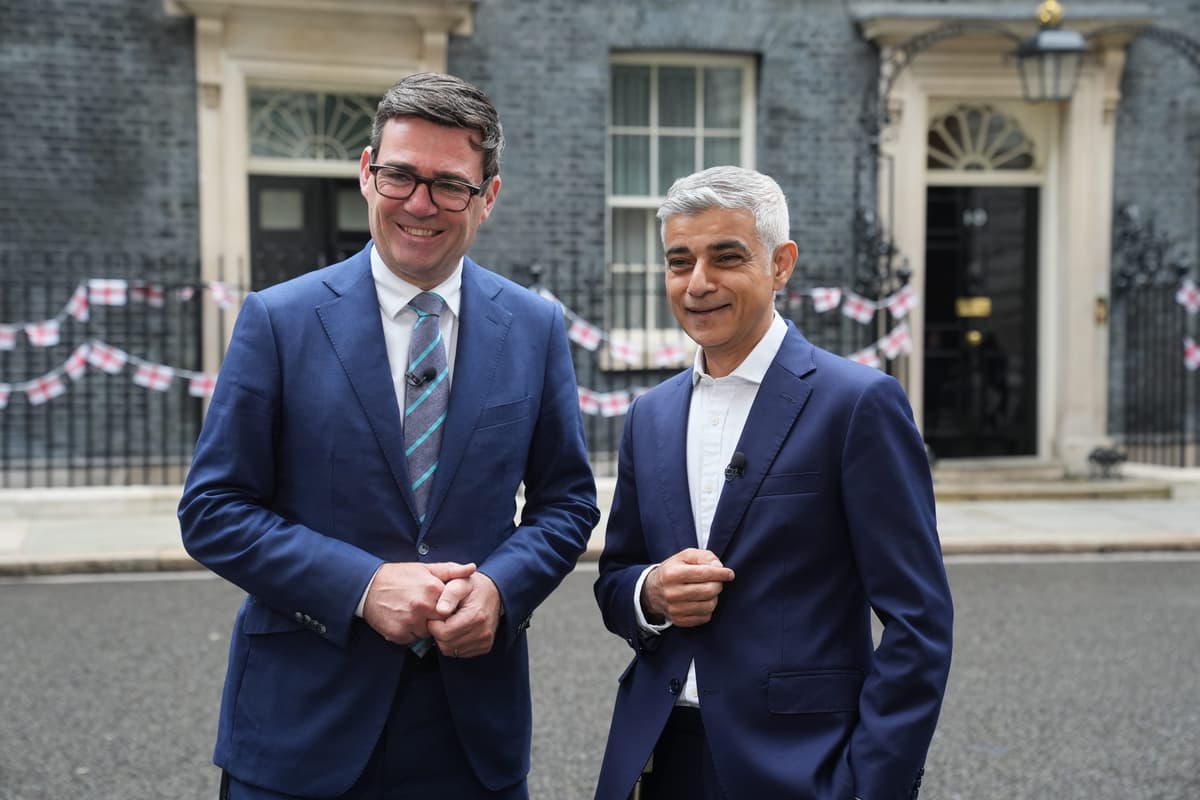 Andy Burnham backs Sadiq Khan for fourth term as he slams Tory London mayor hopeful James Cleverly