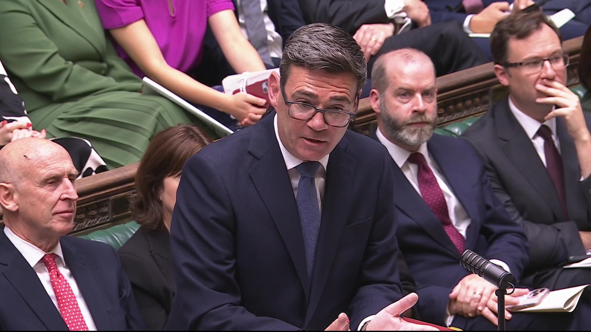 Andy Burnham resorts to finger-jabbing and Tory blame game to cover up tax hike threat in first PMQs