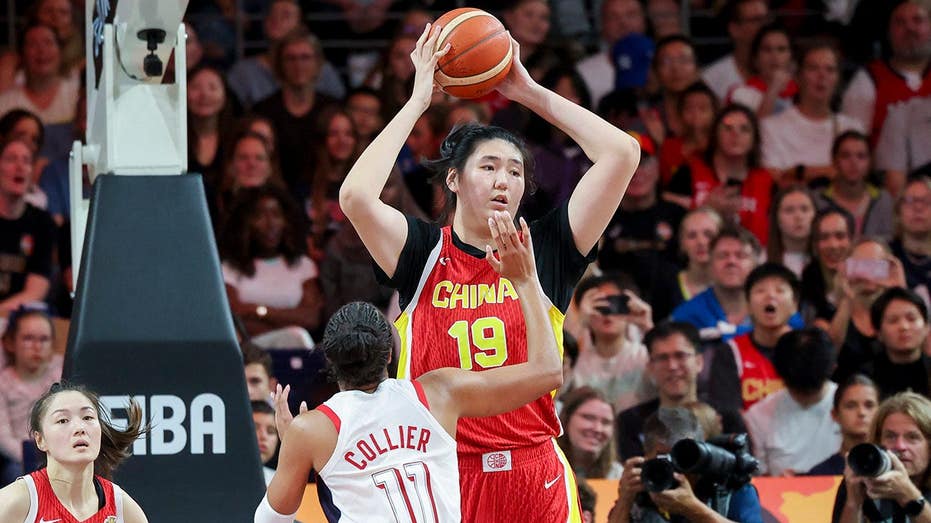 Angel Reese vs. 7'3" doughy Chinese tower Zhang Ziyu was a battle for the ages at the FIBA World Cup
