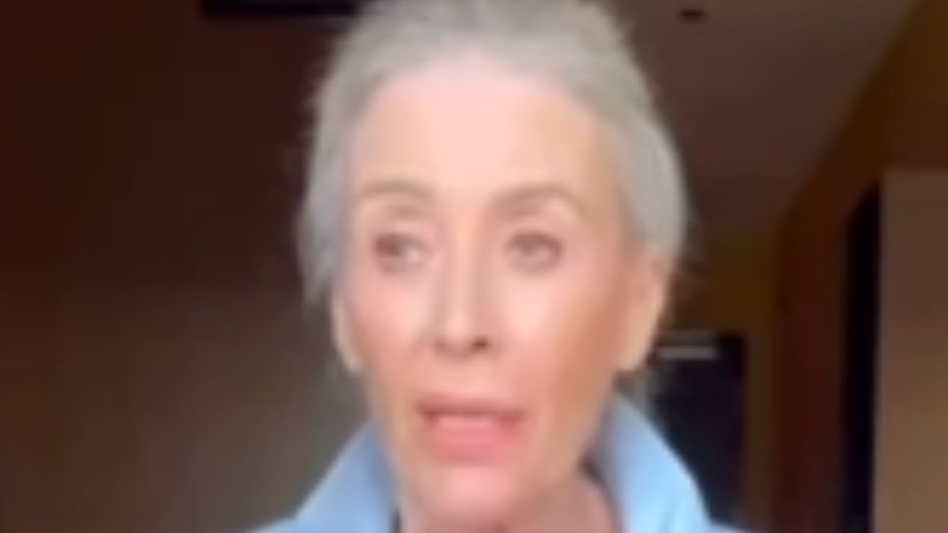 Angie Best reveals she’s back in hospital after suffering ‘setback’ following battle with cancer