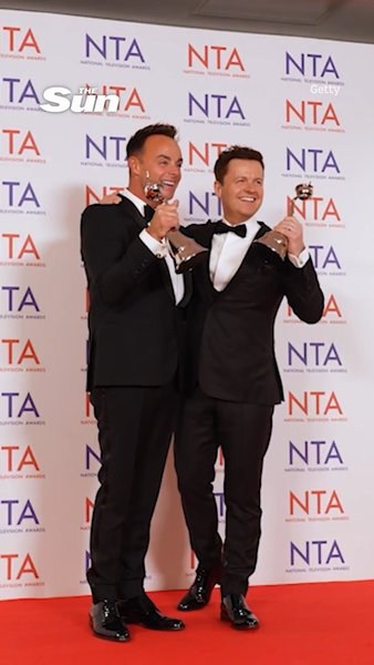 Ant and Dec leave NTAs empty-handed for first time in 25 years as they lose out in FOUR categories