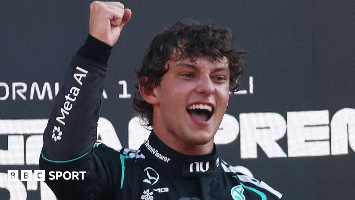 Antonelli takes stunning Monza win from 19th on grid