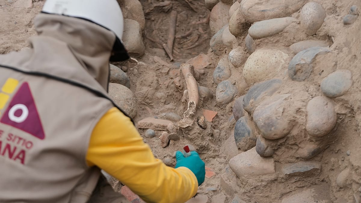 Archaeologists uncover 38 skeletons at ancient Peru citadel