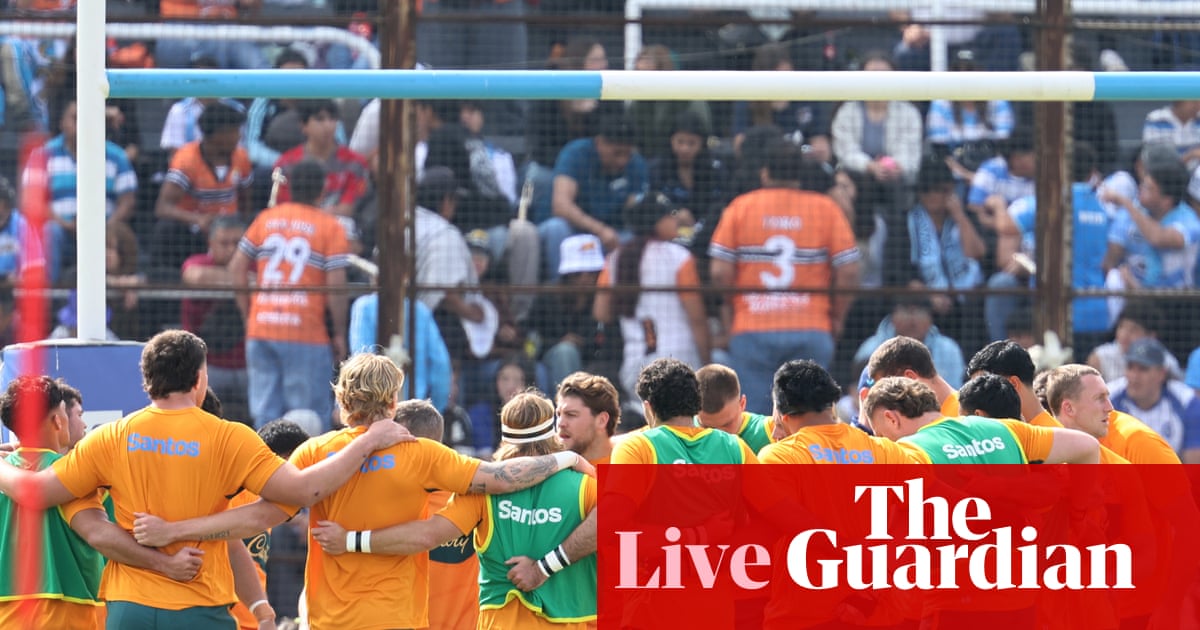 Argentina v Australia: men’s rugby union second Test – live