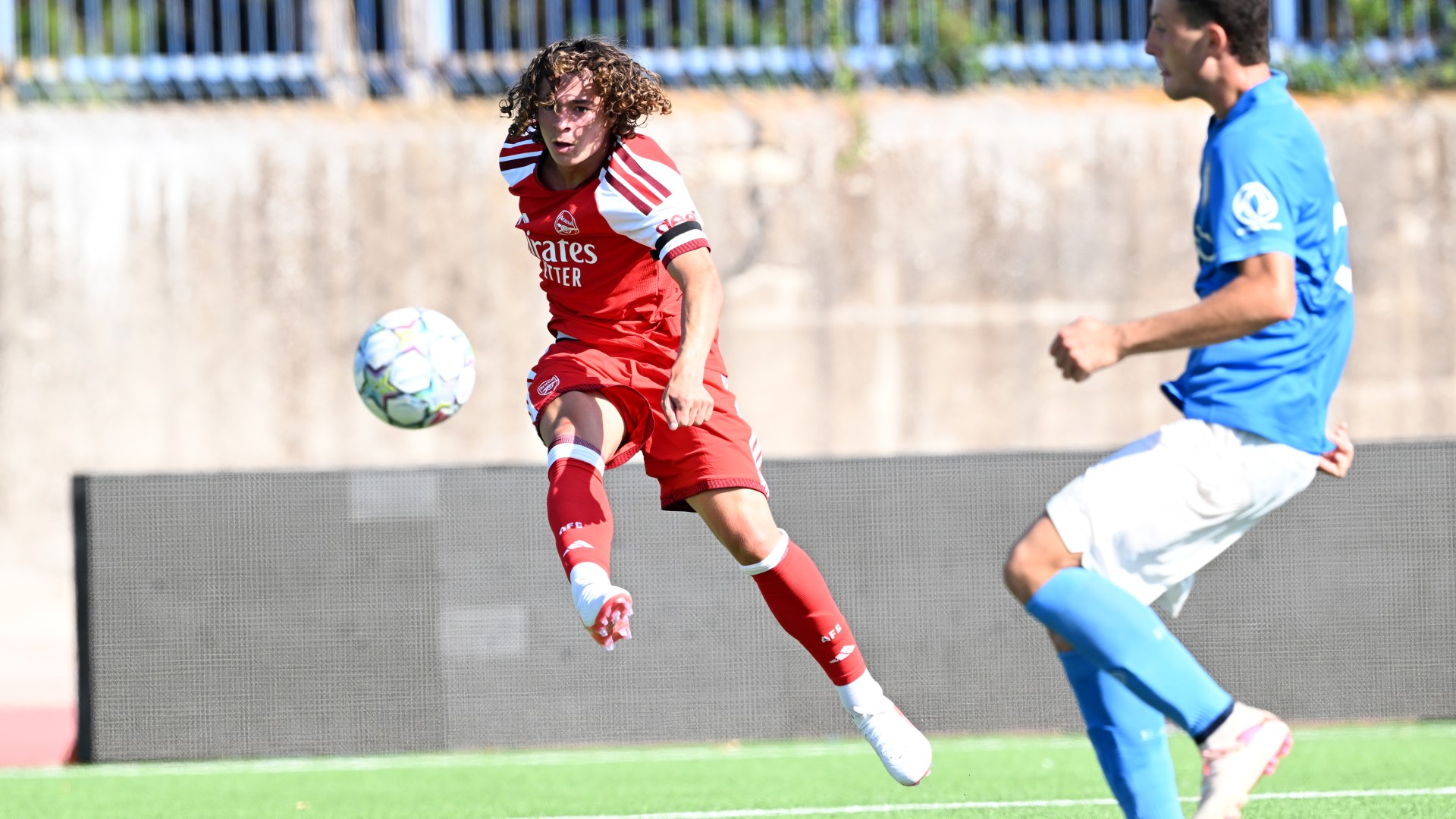 Arsenal wonderkid Luis Munoz, 14, scores last gasp Uefa Youth League winner but misses Max Dowman’s record by THREE days