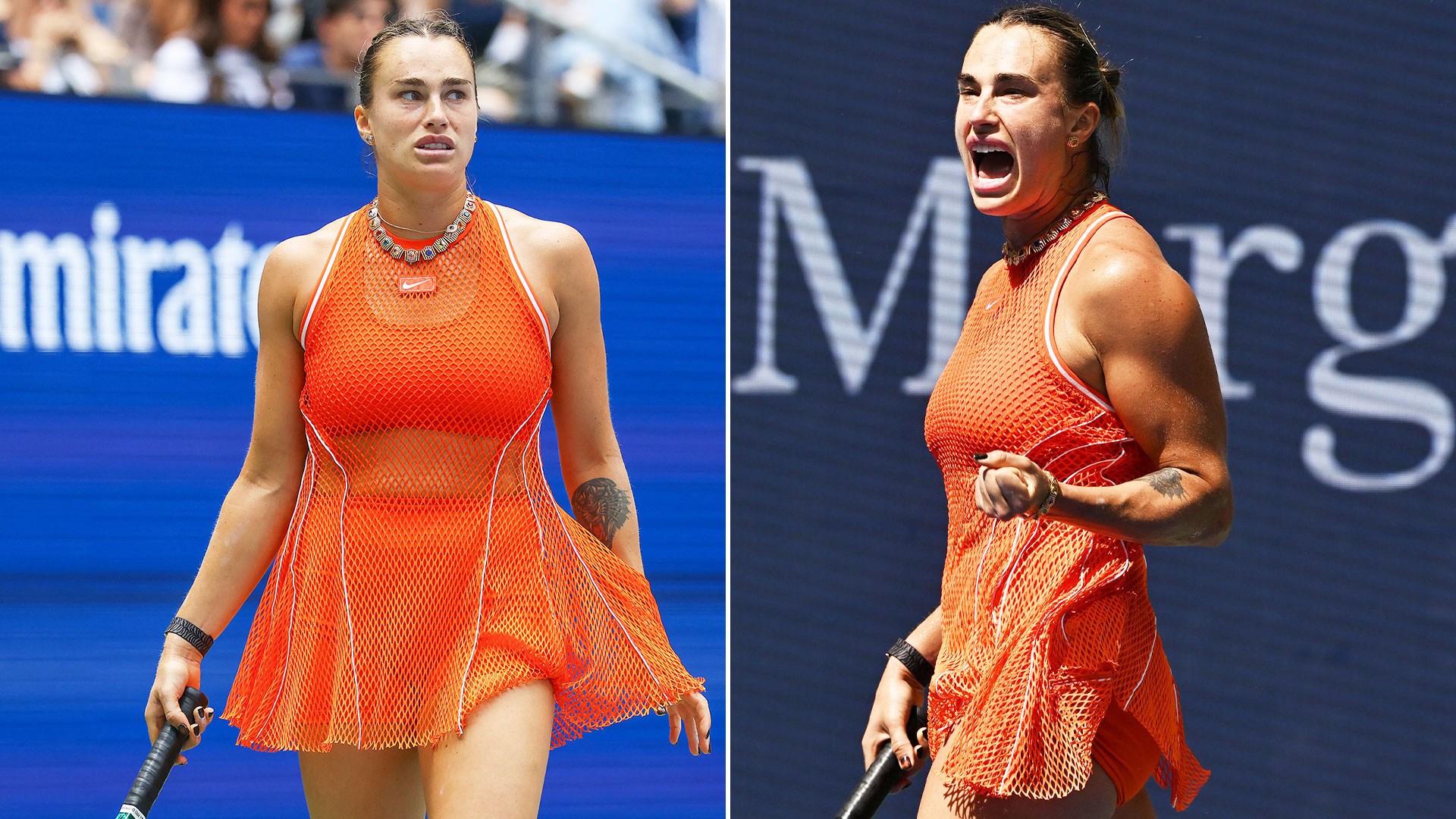 Aryna Sabalenka defends bold US Open outfit after wearing mesh, see-through dress