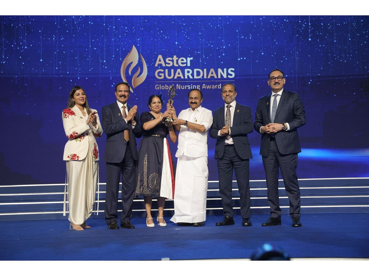 Aster Guardians Global Nursing Award 2026 Names Agimol Pradeep From United Kingdom Winner of USD 250,000 Prize