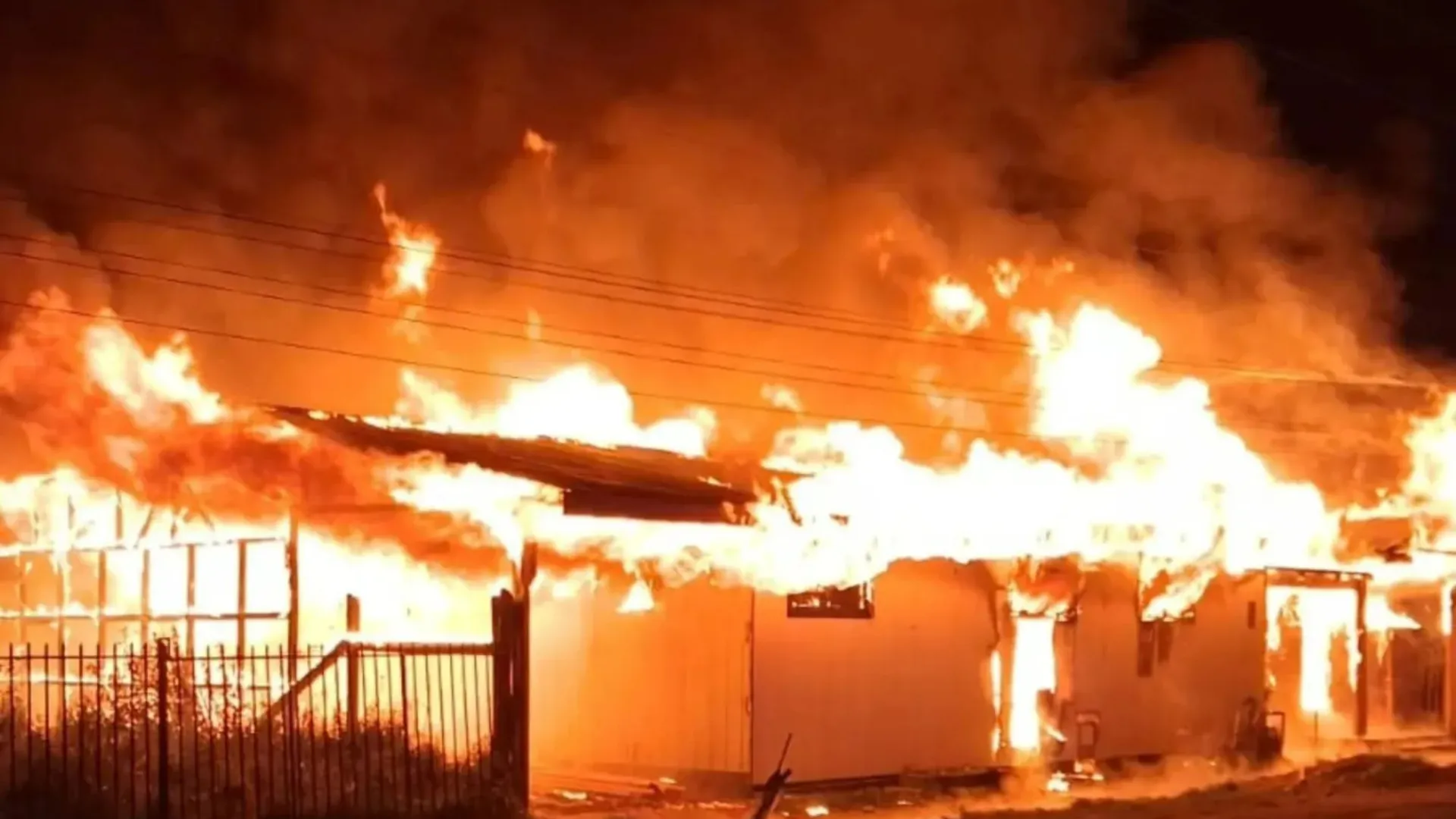 At least 16 dead after huge blaze engulfs nursing home as firefighters rush to rescue trapped residents