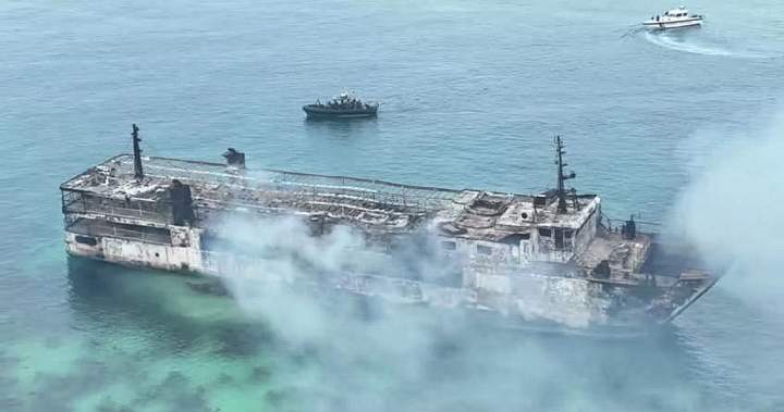 At least 5 dead, more than 80 missing in Philippines passenger ferry fire