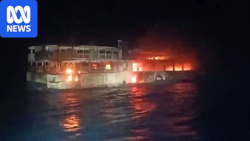 At least five dead, 87 missing as Philippine ferry catches fire