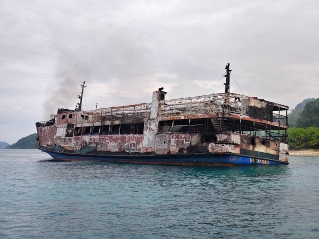 At least five dead and 86 missing after passenger ferry fire