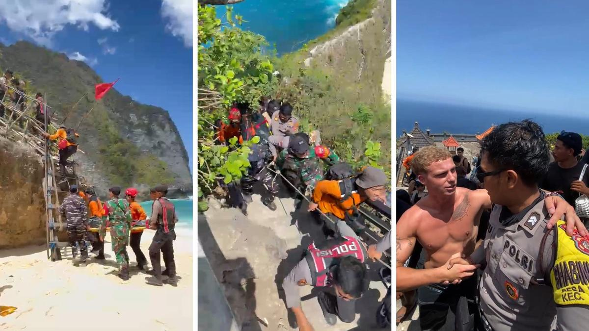 Australian tourist dies after falling from cliff in Nusa Penidam, near Bali
