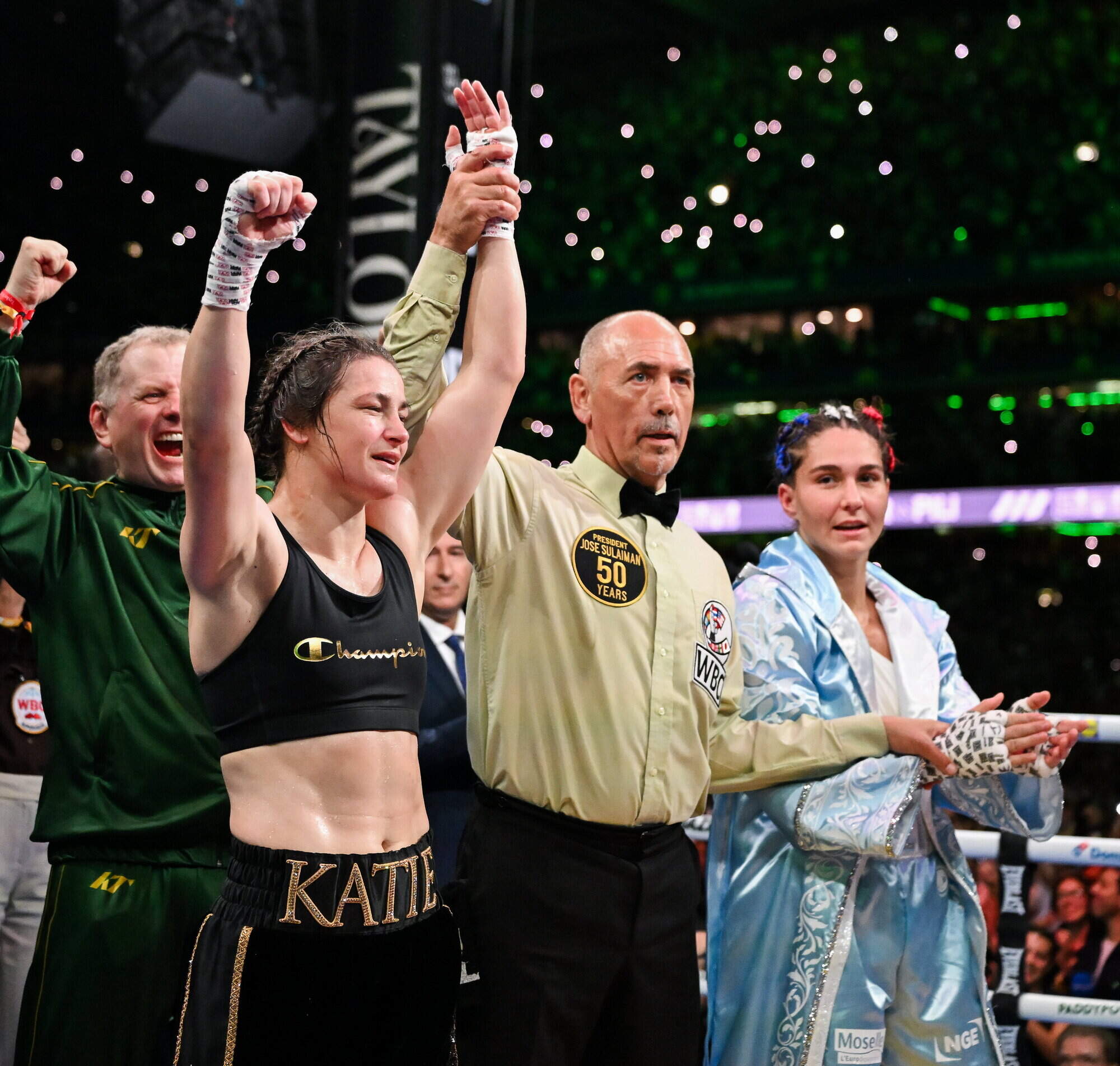 Belfast referee hailed after taking charge of Katie Taylor’s farewell fight at Croke Park