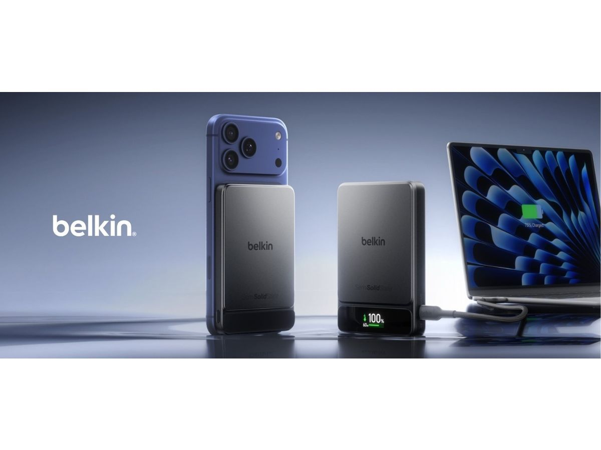 Belkin Introduces the Future of Portable Power with New UltraCharge Pro Semi-solid-state Power Banks