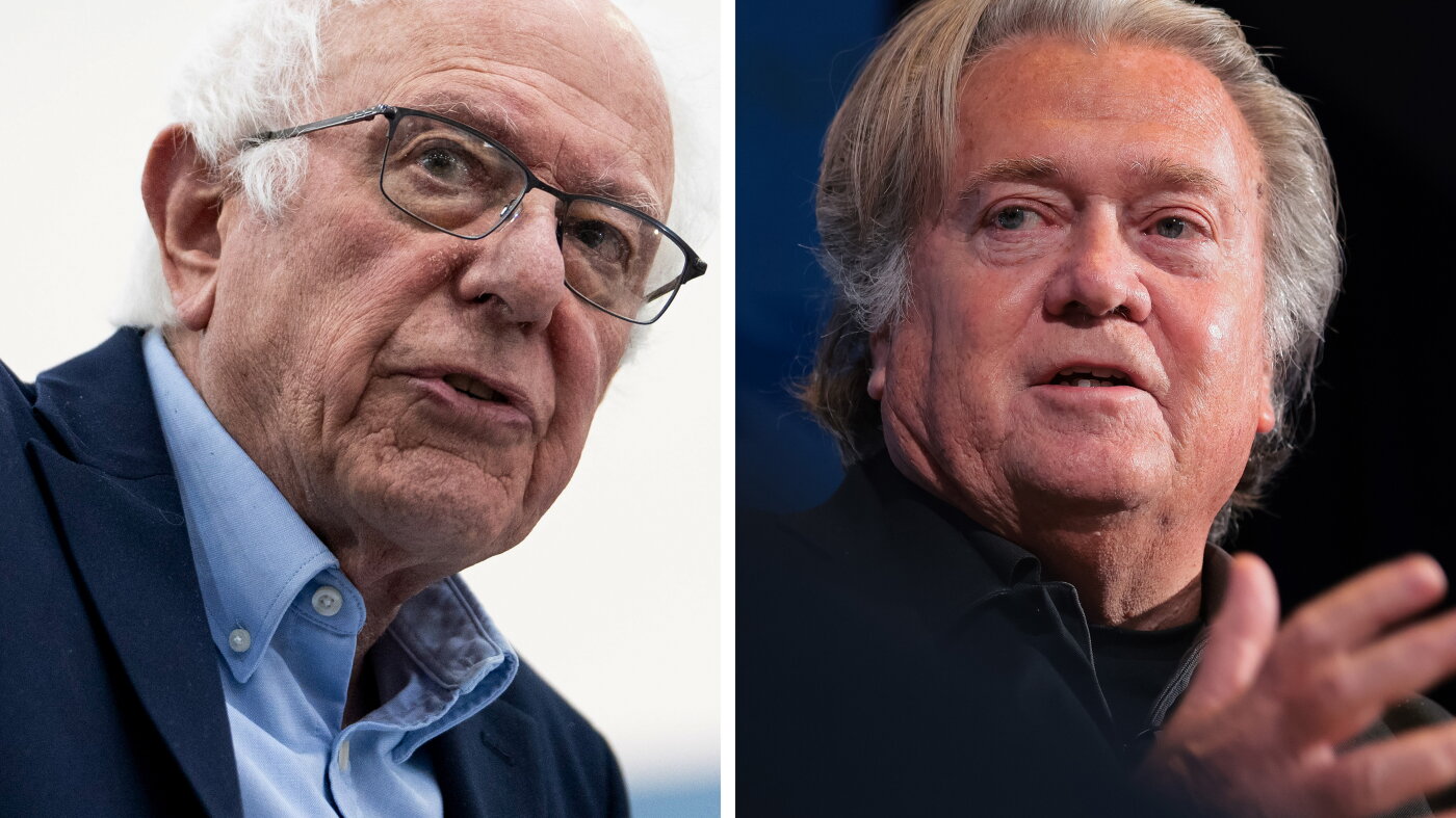 Bernie Sanders and Steve Bannon to share a stage to promote curbs on AI