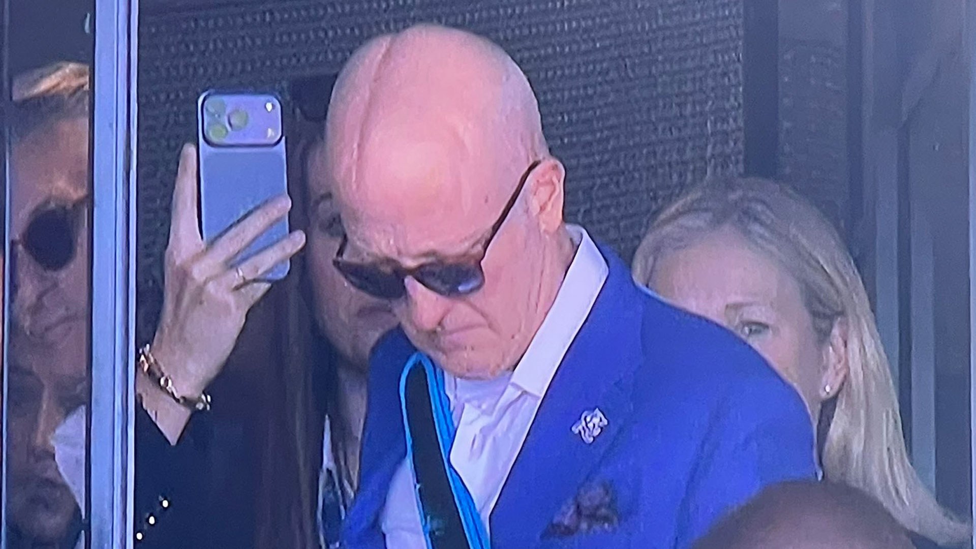 Birmingham owner Tom Wagner, 57, spotted at Wolves derby in first match outing since suffering stroke nine months ago