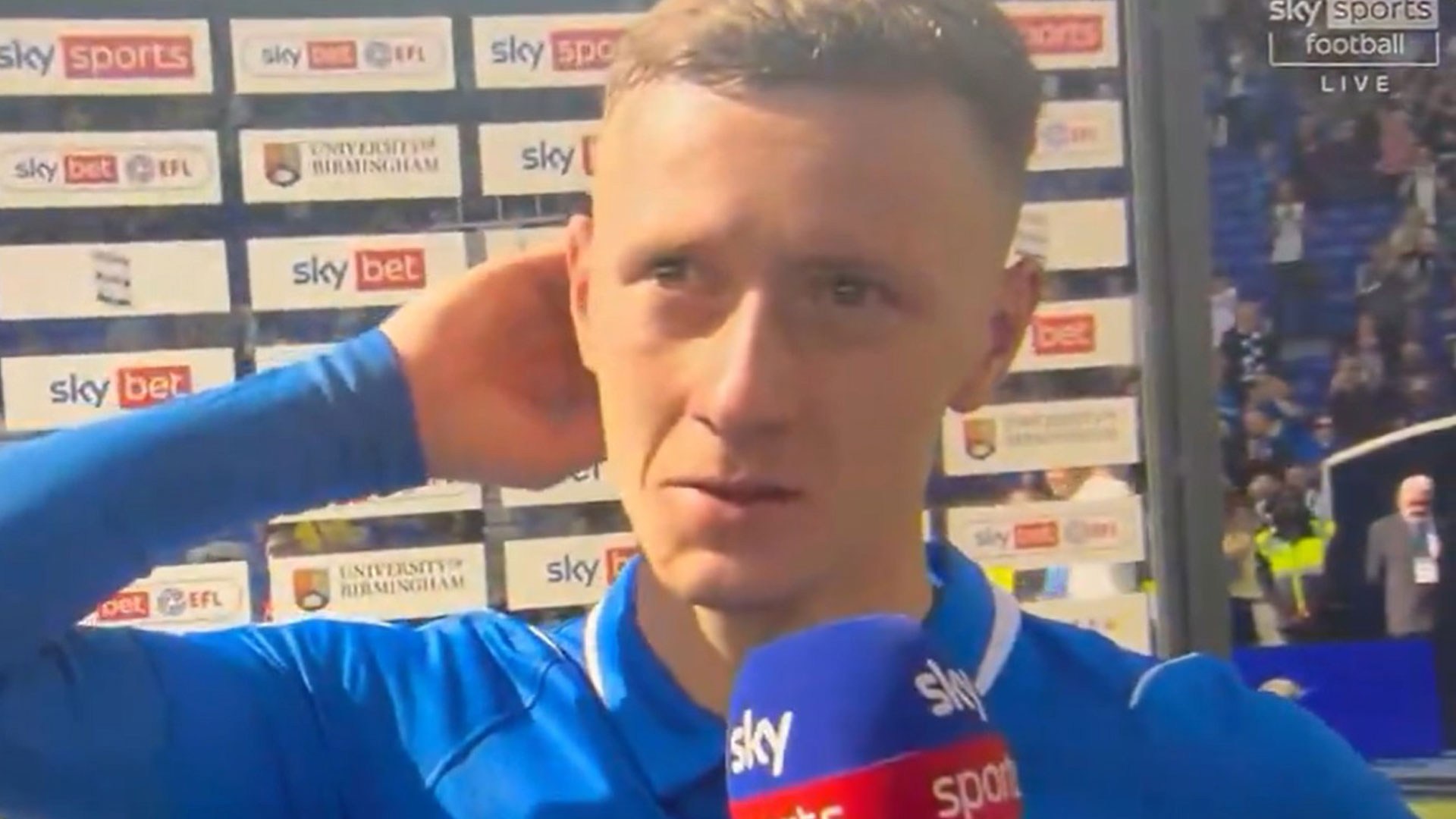 Birmingham star breaks down in tears in emotional live TV interview about owner Tom Wagner’s health battle