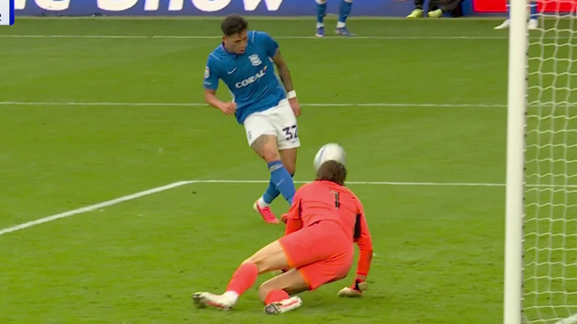 Birmingham star can’t believe his eyes after ‘worst miss ever seen’ when it looked easier to score