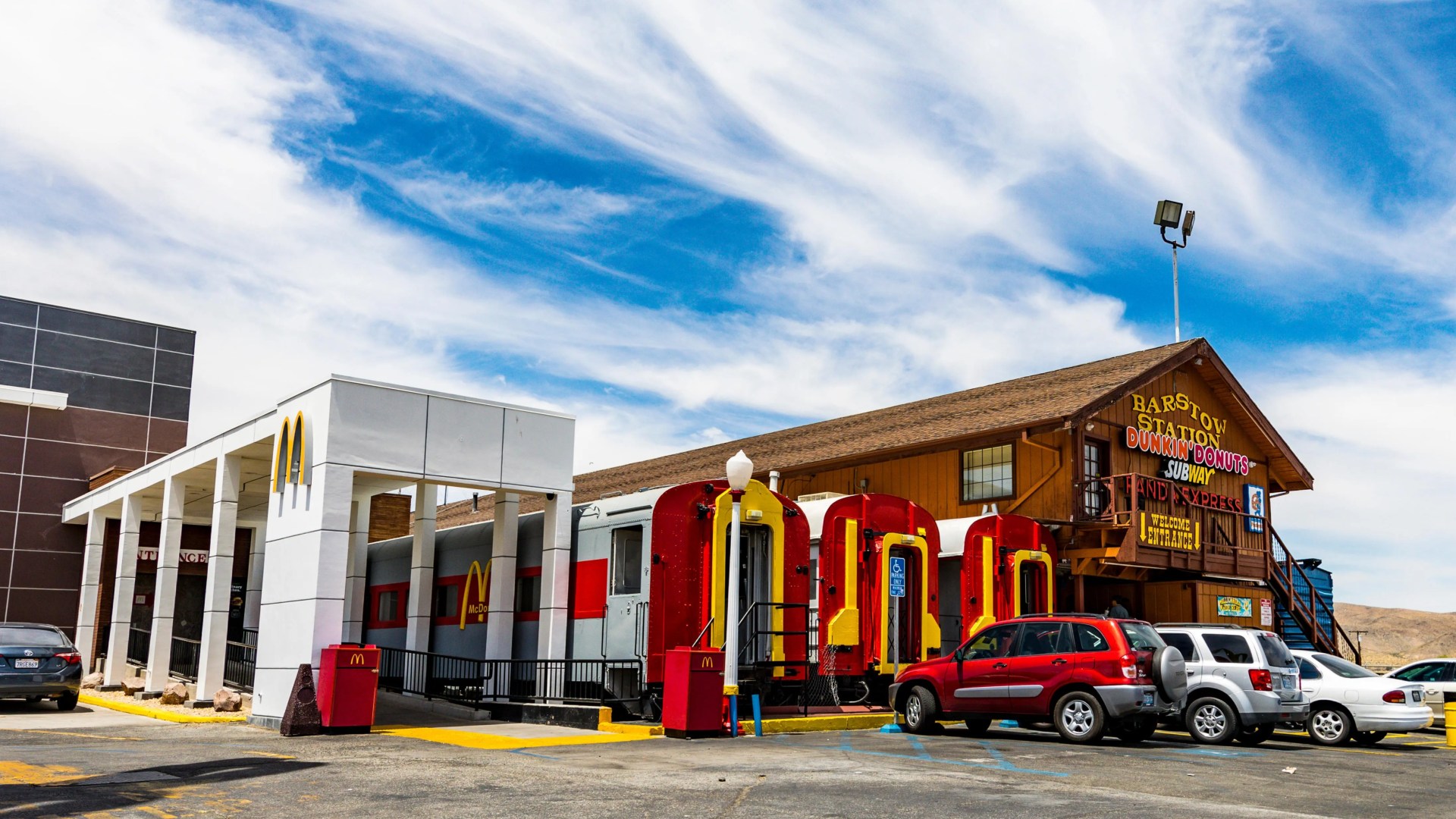 Bizarre McDonald’s restaurant where you eat burgers in vintage TRAIN carriages