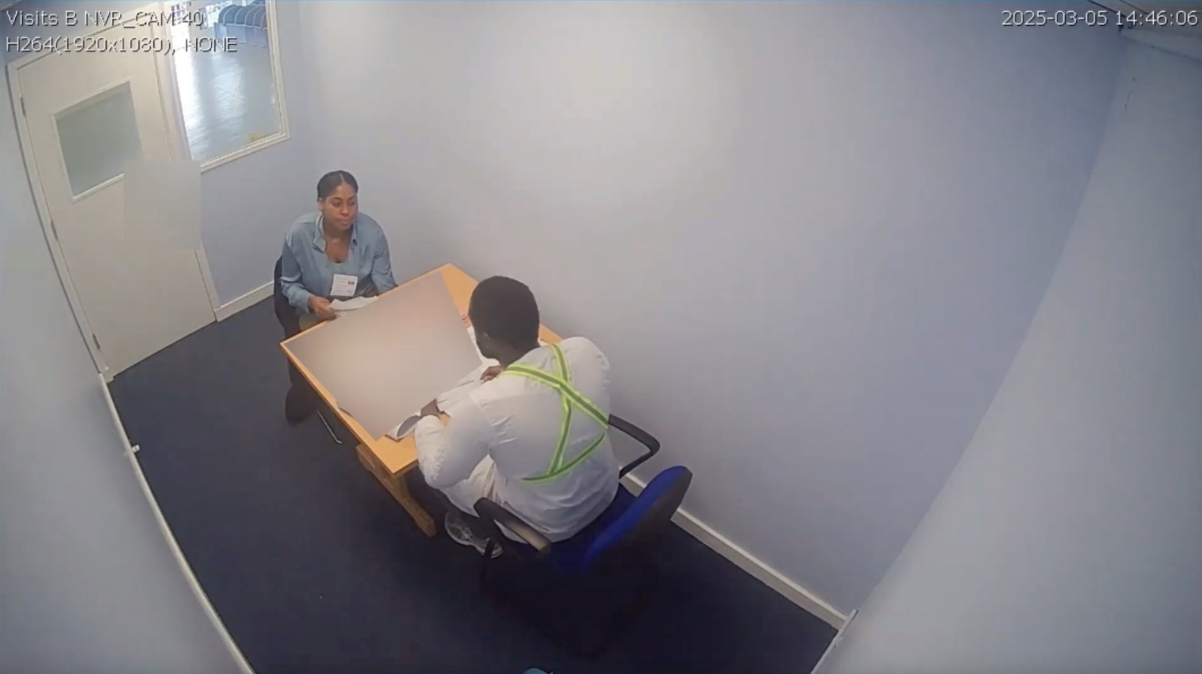 Brazen moment woman poses as solicitor to hand drugs to lag in jail – after smuggling MDMA in her BRA