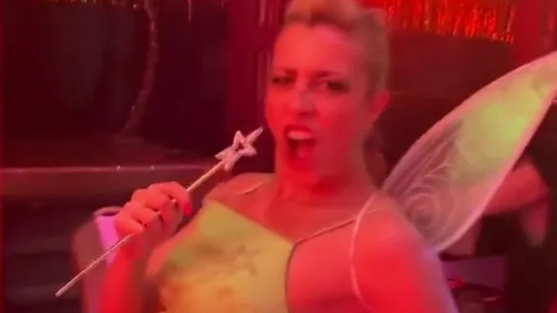 Brit former child star looks unrecognisable in Tinkerbell costume 18 years after starring in US movie franchise