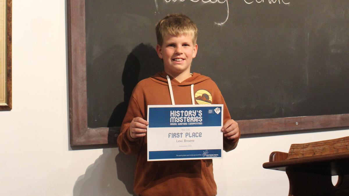 Bunbury’s young writers recognised at History’s Mysteries awards night