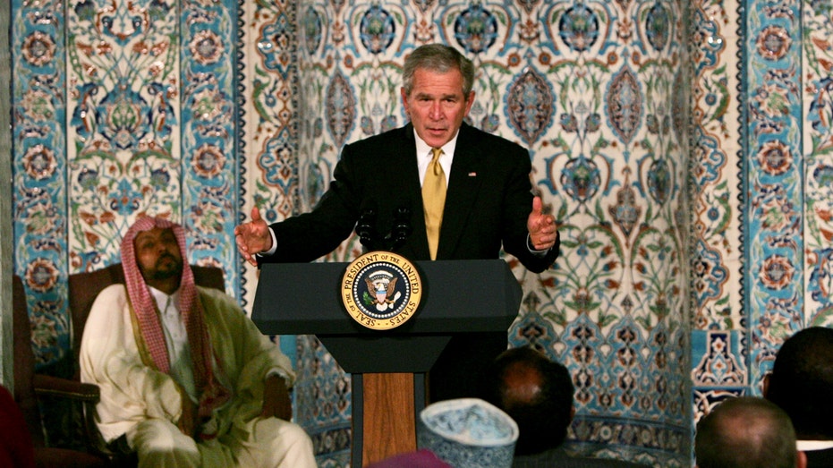 Bush revives ‘Islam is peace’ message with fresh focus on post-9/11 mosque visit