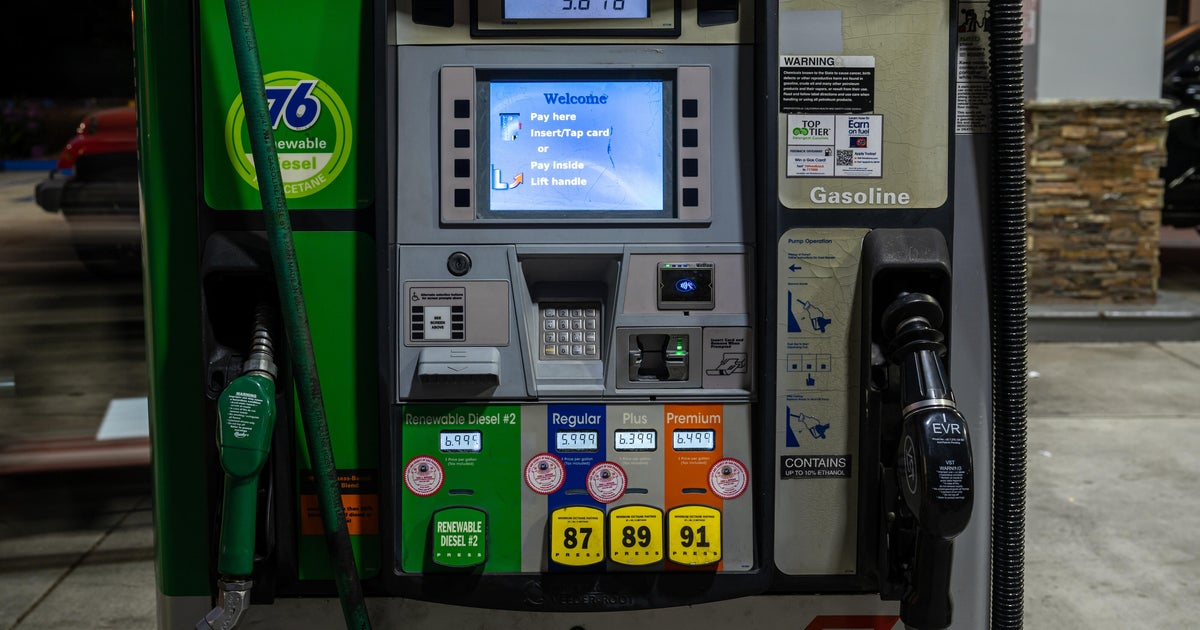 CBS News gas and oil price tracker shows how much energy costs are rising