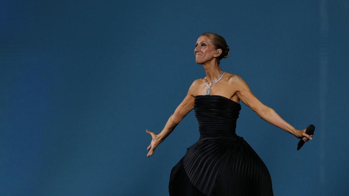 Celine Dion cries during emotional Paris concert return