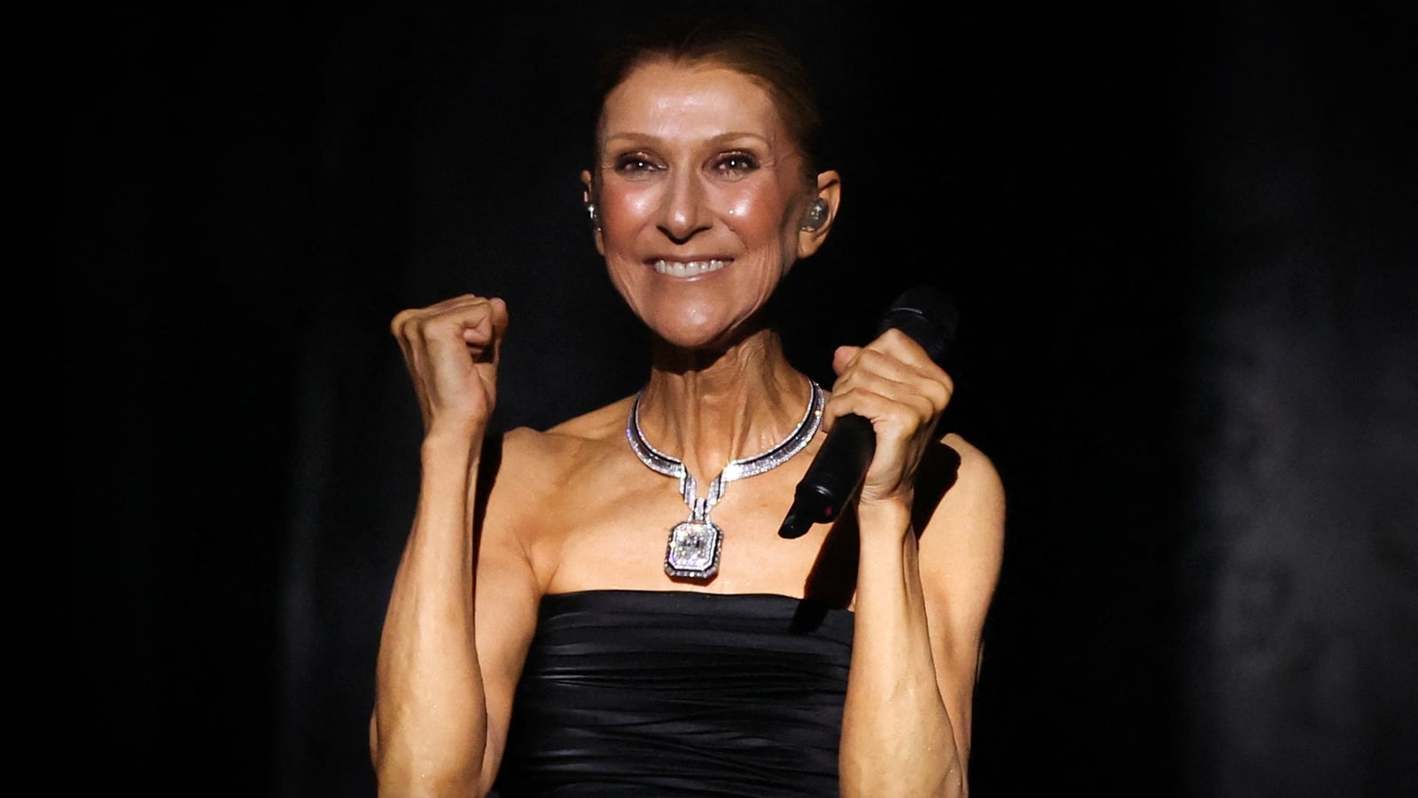 Céline Dion makes long-awaited return to stage in Paris