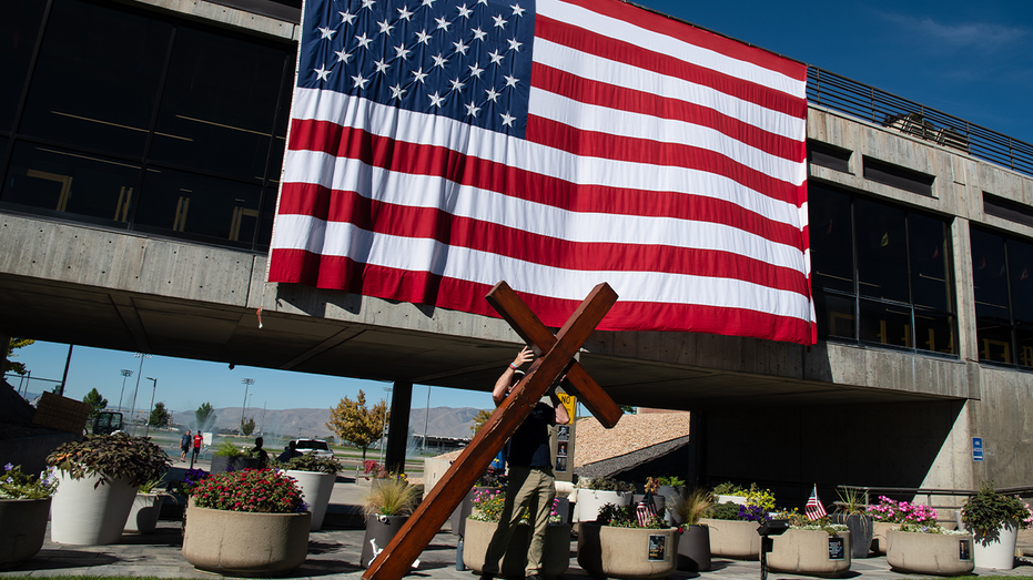 Charlie Kirk supporters return to site of assassination 1 year later: ‘We are still standing’
