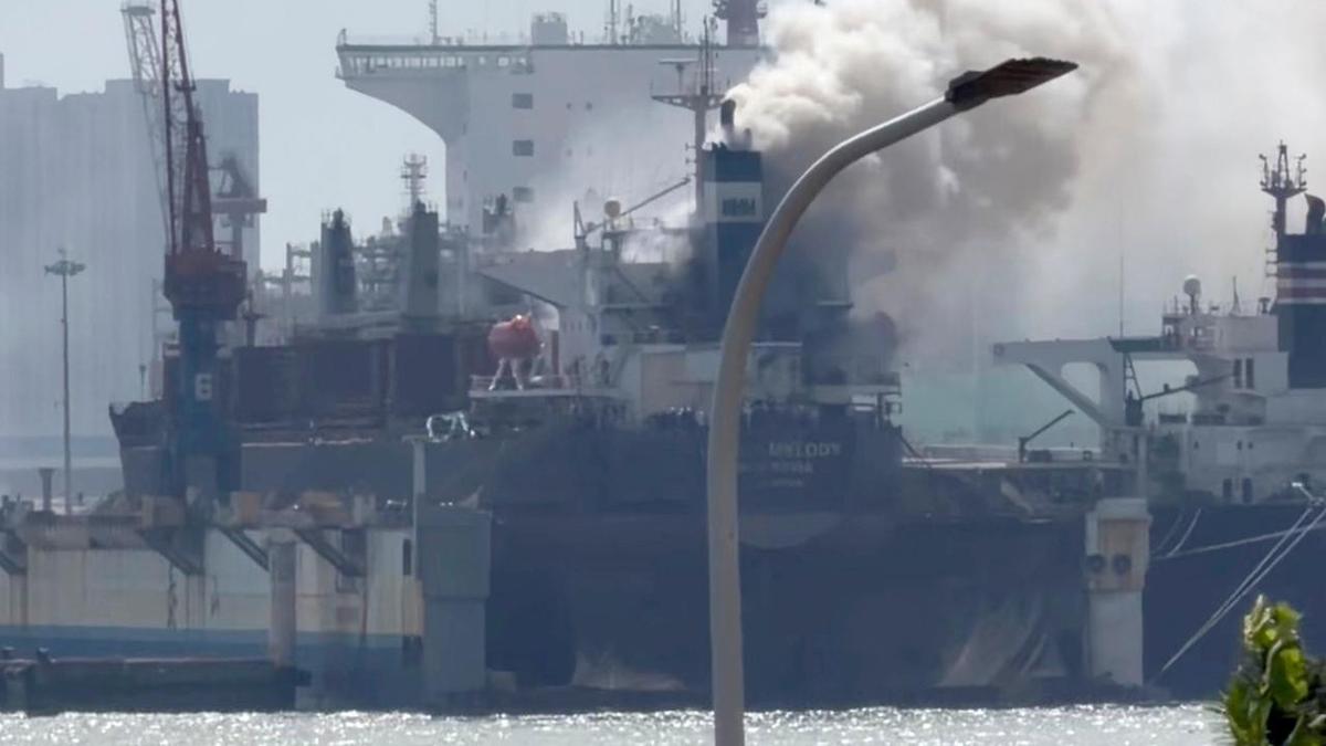 China shipyard fire: Blaze started by cargo vessel kills 25 people