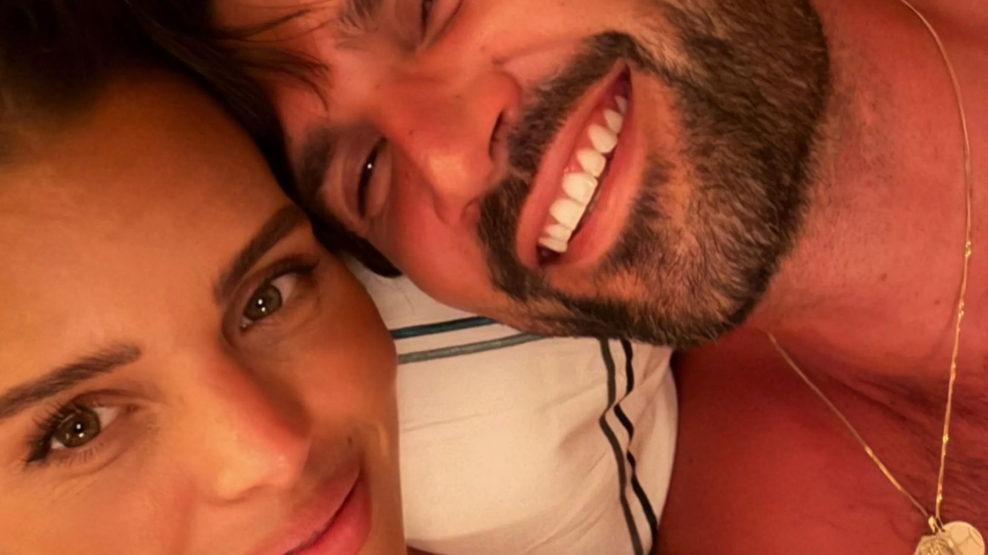 Chloe Lewis and Dan Edgar share racy naked snap in bed together as they enjoy loved-up holiday in Marbella