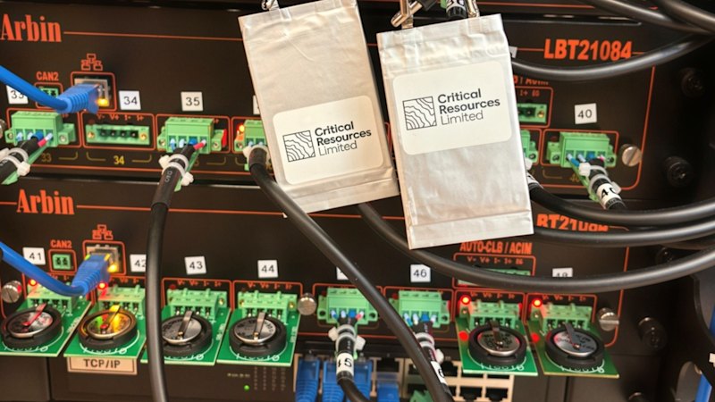 Critical Resources battery tech holds firm in month-long test