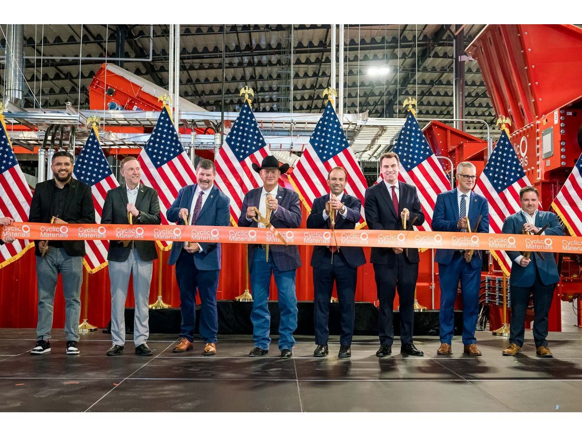 Cyclic Materials Opens America’s First Commercial-Scale Facility Delivering Automated Rare Earth Magnet Recovery