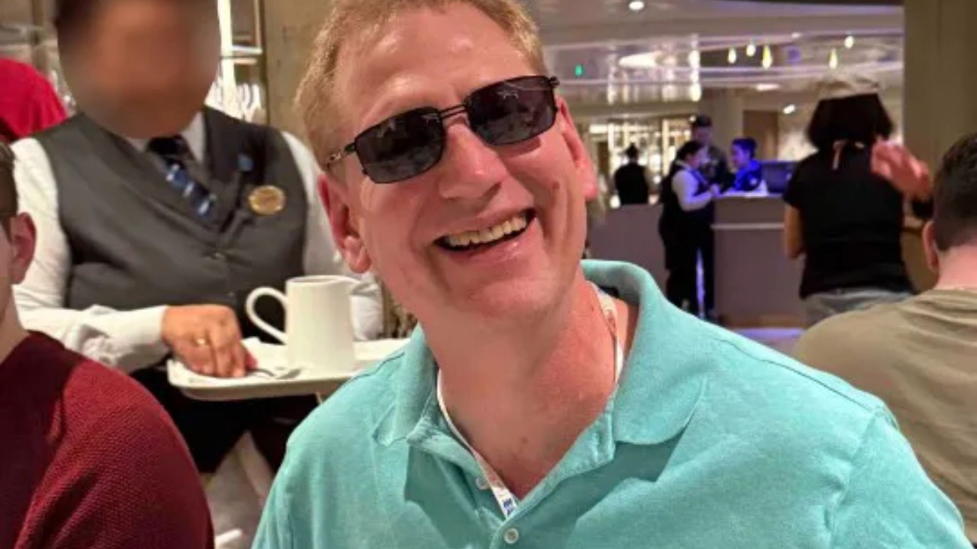 Dad, 58, dies after being found face-down in swimming pool on cruise ship while celebrating son’s wedding