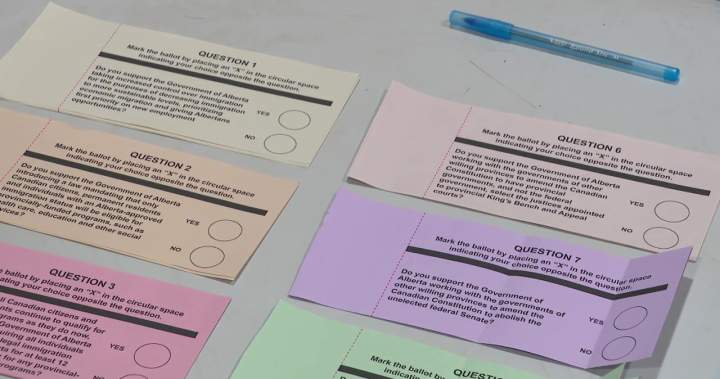 Deadline moved up as demand surges for Alberta referendum mail-in ballots