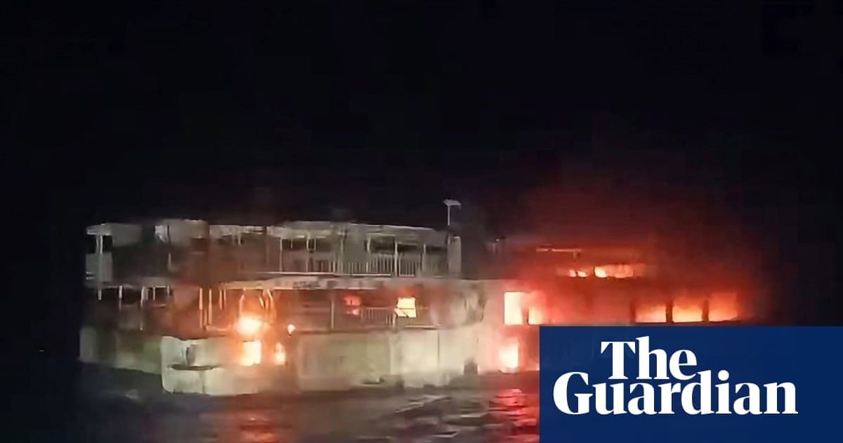 Deadly Philippines ferry fire leaves scores of people missing