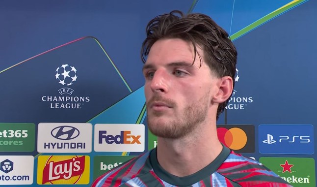 Declan Rice sends message to Kevin De Bruyne after Arsenal beat Napoli