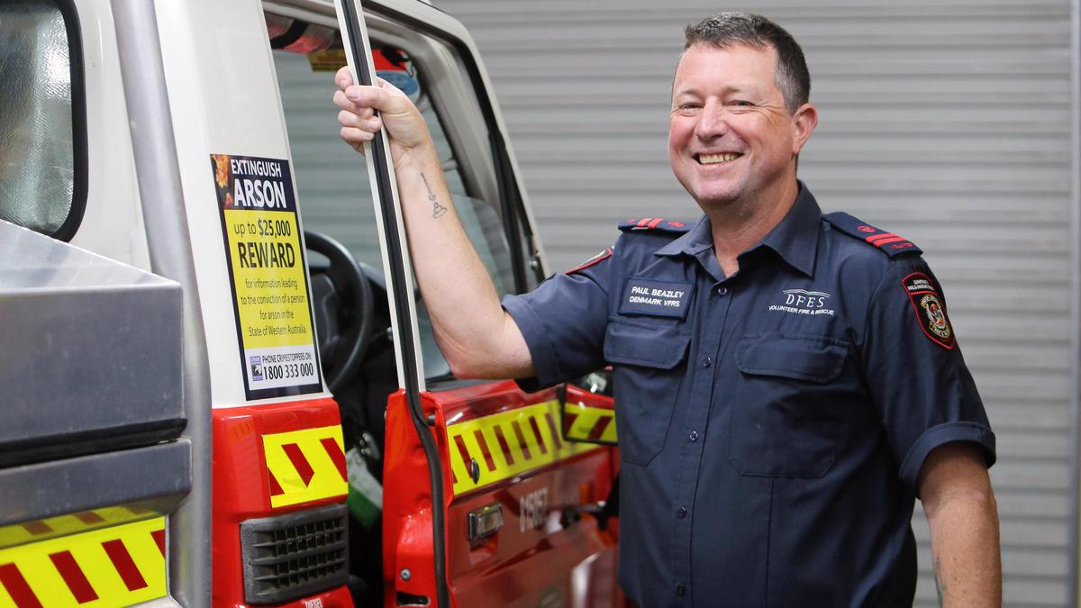 Denmark VFRS lieutenant Paul Beazley takes home top individual honour at WAFES awards