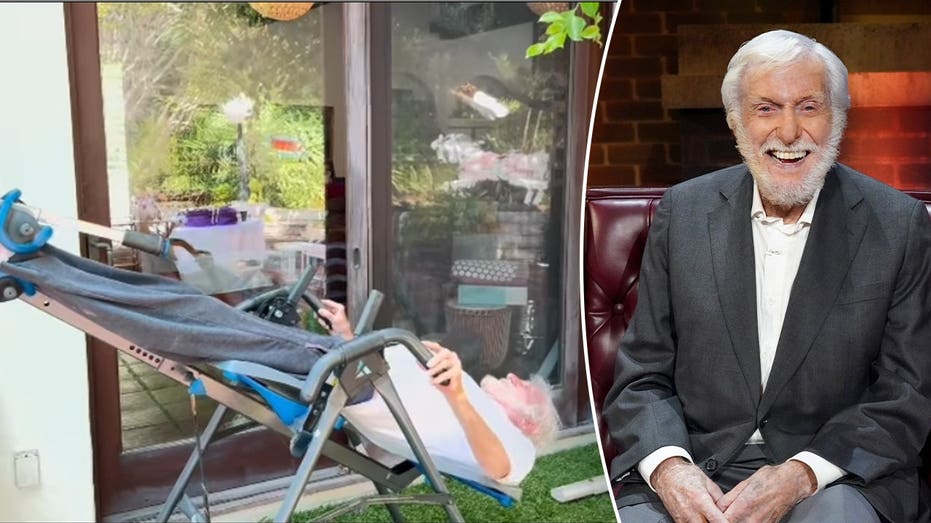 Dick Van Dyke shocks fans by posting inversion table workout at age 100