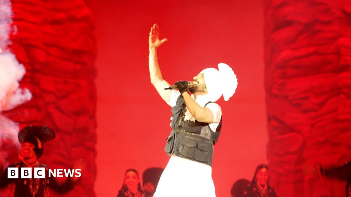 Diljit Dosanjh makes history under the famous Wembley arch