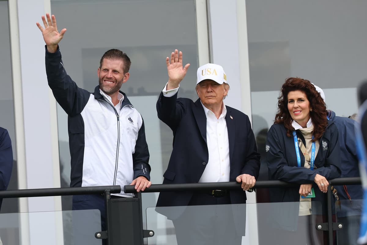 Donald Trump turns focus to golf after sparking row with Irish unity remarks