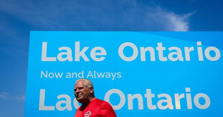 Doug Ford’s symbolic Lake Ontario sign cost $25k: Premier’s office