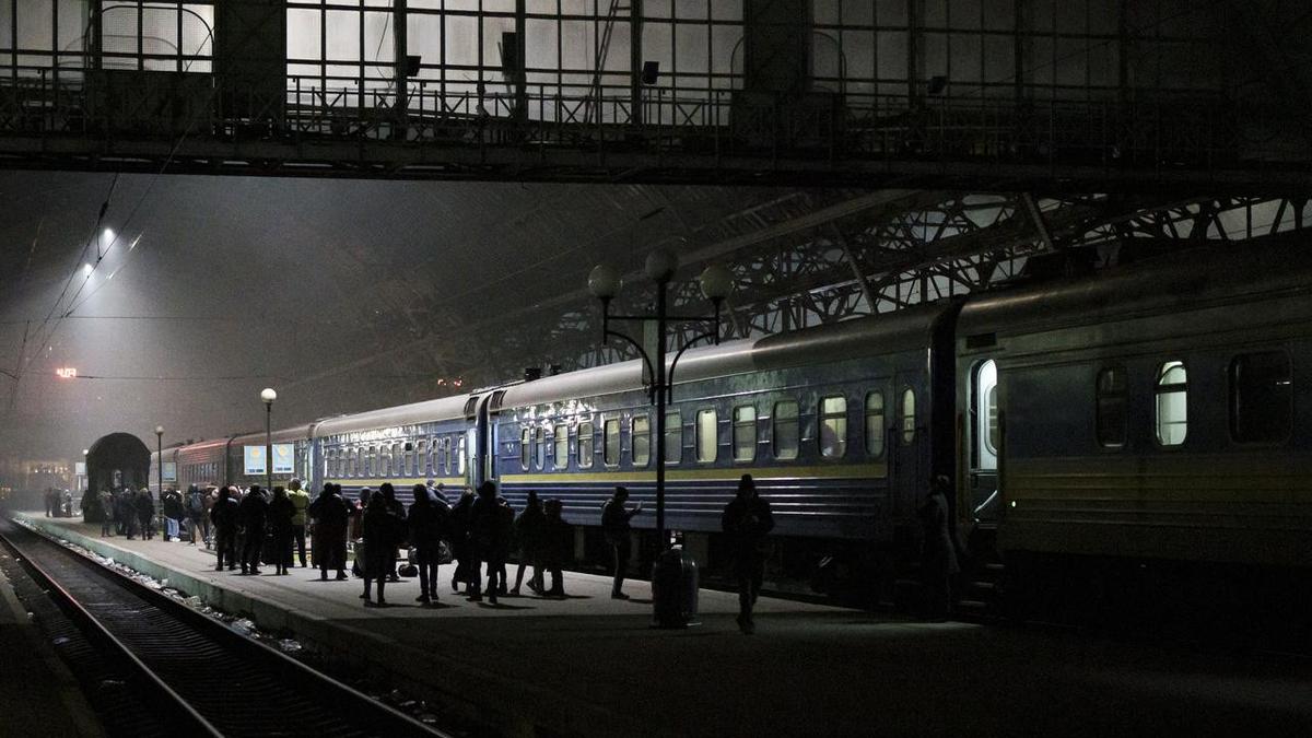 Drone hits Ukraine train after dignitaries pass through