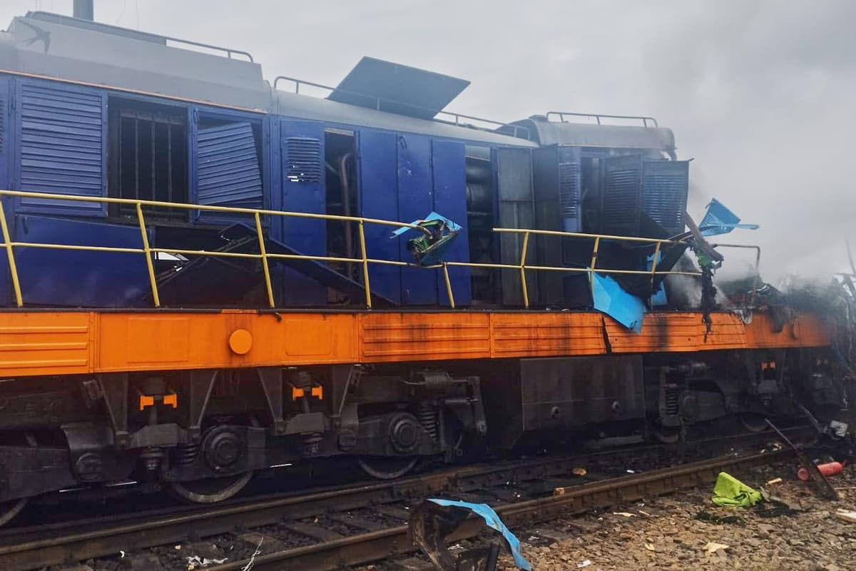 Drone may have been meant for Boris Johnson’s train, says Ukrainian railway firm