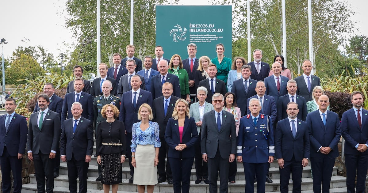 EU ministers meet in Ireland against backdrop of ‘significant security operation’
